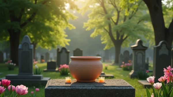 Choisir une jardinière cimetière pour honorer la mémoire
